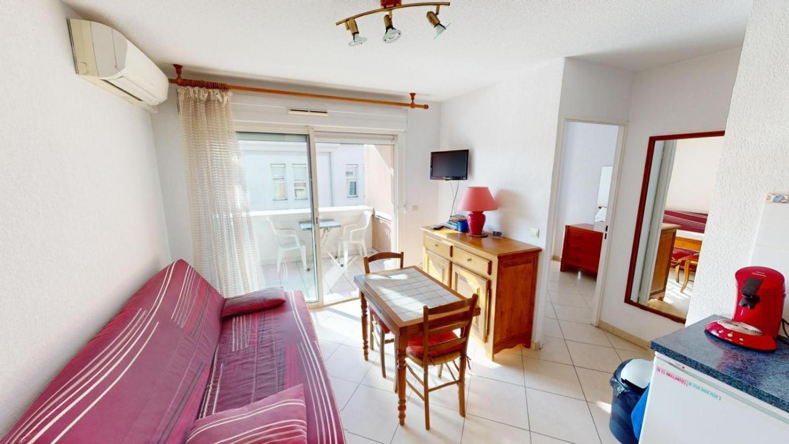 T2 Clim Avec Terrasse Et Place De Parking Privative Баларук-ле-Бен Экстерьер фото